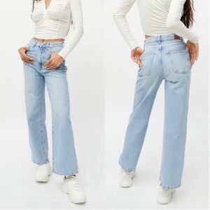 Urban Outfitters BDG High and Wide Light Wash Jeans
